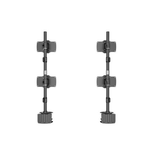 Multibrackets M VESA Desktopmount Quad Vertical Desk Clamp 24"-32"