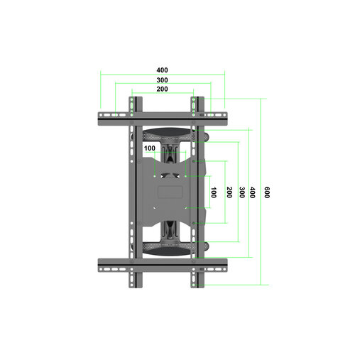 Multibrackets VESA 200x200 naar 600x400 mm Adapter