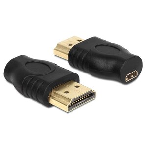 DeLock Micro HDMI D female - HDMI A male adapter