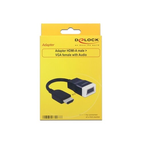 DeLock HDMI-A naar VGA met Audio