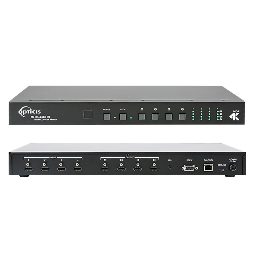 HDMI 2.0 4 X 4 MATRIX ROUTER - Beugels en Meer