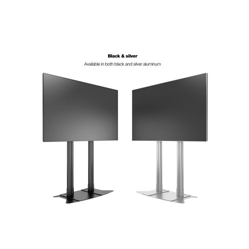 Multibrackets M Public Display Stand 180 Dual Pillar Floorbase Black
