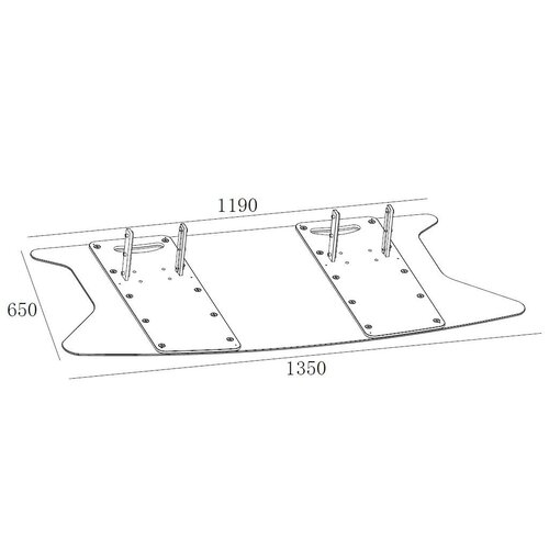 Multibrackets M Public Display Stand 180 Dual Pillar Floorbase Black