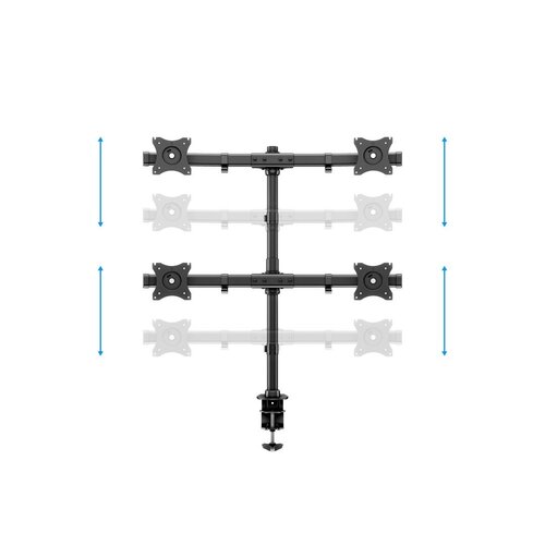 Multibrackets Monitorarm Basic Quad voor 4 schermen