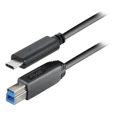 KEM USB C male - USB B male kabel (USB 3.1)-1.8 meter