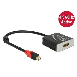 DeLock mini DisplayPort 1.2 naar HDMI female DeLock mini DisplayPort 1.2 naar HDMI female