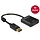 DeLock Actieve DisplayPort 1.2 - HDMI adapterkabel Zwart