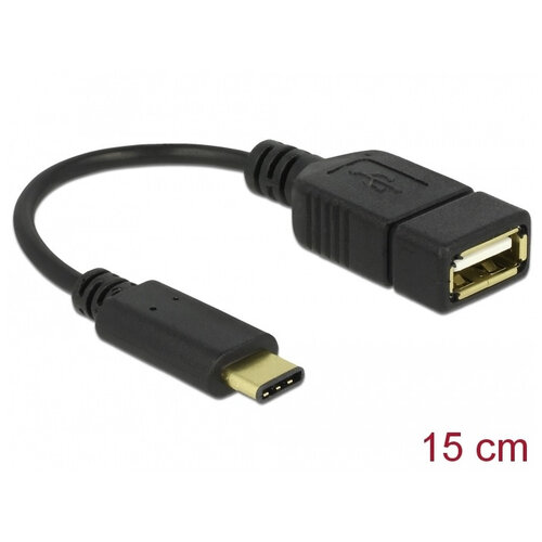 DeLock USB Type-C™ 2.0 Male - USB A Female Adapter (USB 2.0) DeLock USB Type-C™ 2.0 Male - USB A Female Adapter (USB 2.0)