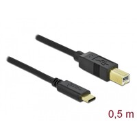 USB C - USB B kabel - 0.5 meter