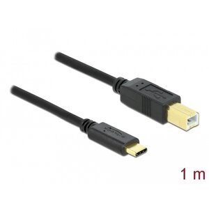 DeLock USB C - USB B kabel - 1.0 meter