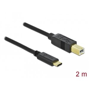 DeLock USB C - USB B kabel - 2.0 meter