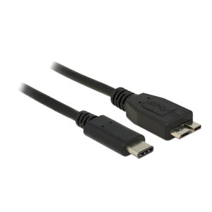 DeLock USB C - Micro USB-B kabel-1.0 meter