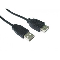 USB A - USB A verlengkabel - 2.0 meter