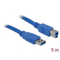 USB A - USB B kabel - 5.0 meter