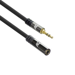 ACT H.Q. 3,5 mm jack - 3,5 mm jack verlengkabel- 5.0 meter ACT H.Q. 3,5 mm jack - 3,5 mm jack verlengkabel- 5.0 meter