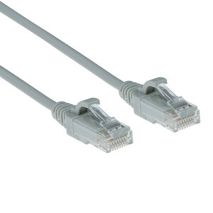 ACT CAT 6 UTP 10 meter SLIMLINE Grijs ACT CAT 6 UTP 10 meter SLIMLINE Grijs