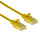 ACT CAT 6 UTP 2.0 meter SLIMLINE Geel
