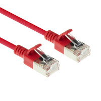 Cat 6a FTP Slimline 7.0 meter rood