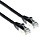 ACT CAT 6a S/FTP 30 meter SNAGLESS Zwart