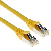 Cat 6a S/FTP LSZH 30 meter Snagless Geel
