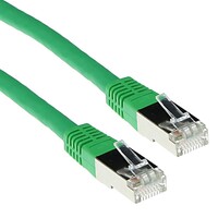 CAT6A S/FTP LSZH GREEN 0.50M