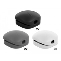 Zelfklevende Kabelclips (6 stuks)