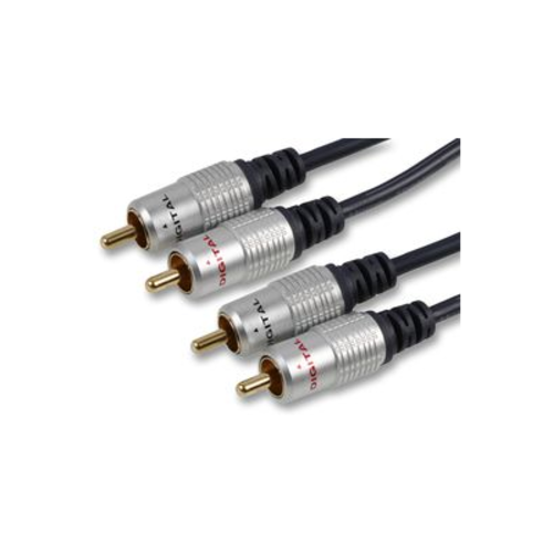 KEM 2 RCA - 2 RCA Audio Kabel - 15 meter KEM 2 RCA - 2 RCA Audio Kabel - 15 meter