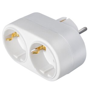 KEM 2-weg Schuko stroom splitter adapter KEM 2-weg Schuko stroom splitter adapter