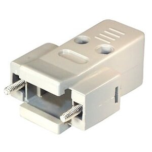 KEM Hard plastic behuizing voor 9 & 15 Pins (VGA) sub D connectoren KEM Hard plastic behuizing voor 9 & 15 Pins (VGA) sub D connectoren