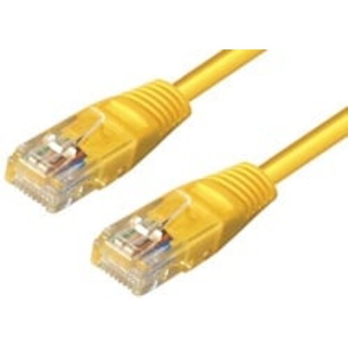 KEM Cat 6 UTP kabel 0.3 meter Geel KEM Cat 6 UTP kabel 0.3 meter Geel