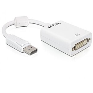DeLock DisplayPort - DVI-D adapter kabel-Wit