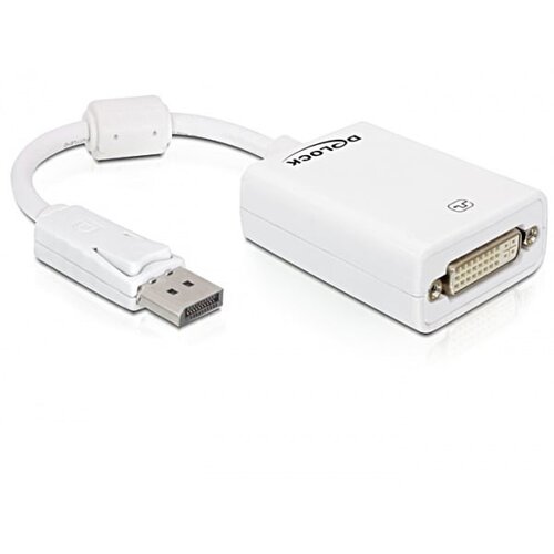 DeLock DisplayPort - DVI-D adapter kabel-Wit