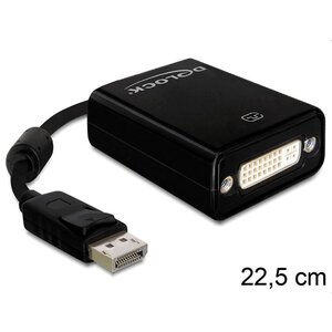 DeLock DisplayPort - DVI-D adapter kabel-Zwart