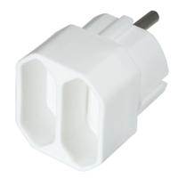 2-weg Euro stroom splitter adapter-Wit