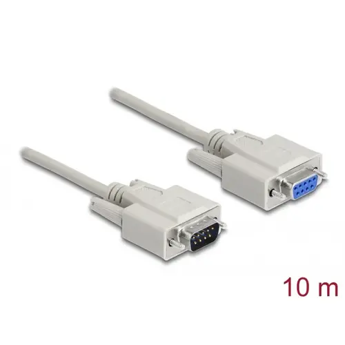 DeLock RS232 kabel 10 meter DeLock RS232 kabel 10 meter