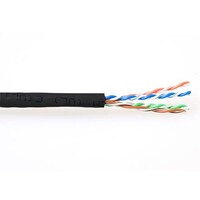 C6 U/UTP PATCH PVC BLACK 305M