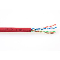 C6A U/UTP PATCH PVC RED 305M
