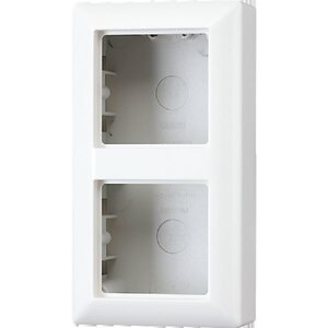 AS500 Dubbelvoudige opbouwdoos Wit