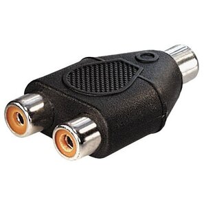 KEM RCA female - 2 RCA female adapter