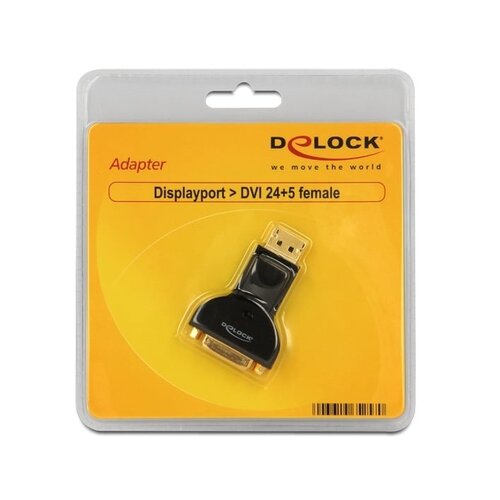 DeLock DP male - DVI (24+5) female adapter