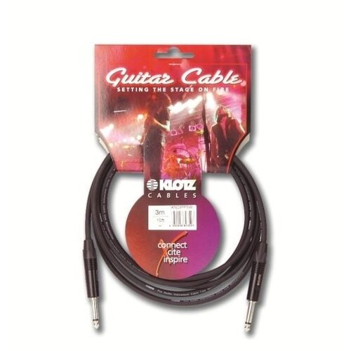 Klotz 6.35 Jack - 6.35 Jack (Mono)-6.0 meter Klotz 6.35 Jack - 6.35 Jack (Mono)-6.0 meter