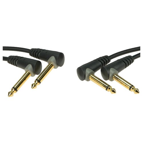 Klotz Set 6.35 mm Studio kabels -0.30 meter Klotz Set 6.35 mm Studio kabels -0.30 meter