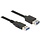 DeLock USB A male - USB A female verlengkabel (USB 3.0) - 2.0 meter DeLock USB A male - USB A female verlengkabel (USB 3.0) - 2.0 meter