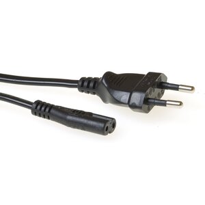 ACT Stroomkabel EURO-C7 1,5 meter Zwart
