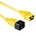 ACT Stroomkabel C19-C20 - 0.6 meter Geel