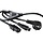 ACT PWR CORD CEE7/7 - C13+C5 1.80M