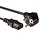 ACT Stroomkabel LSZH 2.0 meter CEE7/7 - C13 Zwart
