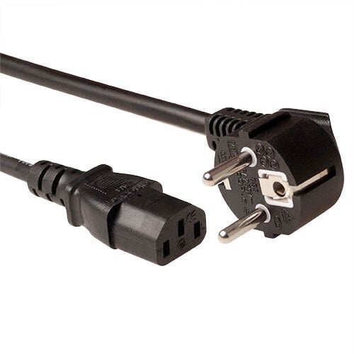ACT Stroomkabel LSZH 2.5 meter CEE7/7 - C13 Zwart ACT Stroomkabel LSZH 2.5 meter CEE7/7 - C13 Zwart
