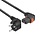 ACT PWR CORD CEE7/7-C13 LOCK R 3M