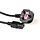 ACT POWERCORD UK-C13 5A BK 1.80M